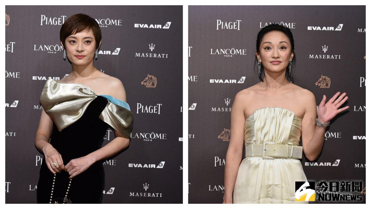 孫儷（左）和周迅同時入圍最佳女主角，娘娘大對決。（圖／NOWnews攝影中心，2018.11.17）
