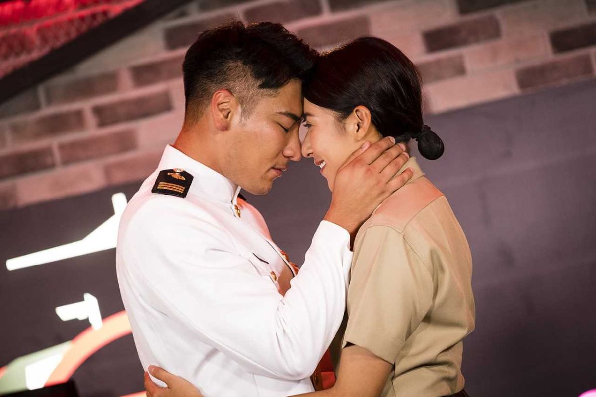 ▲羅平、楊晴再度上演求婚戲碼。（圖／TVBS提供）