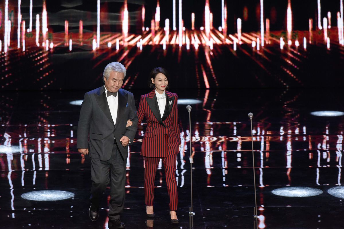  ▲涂們（左）去年奪下金馬影帝。（圖／台視提供,  2018.11.19）