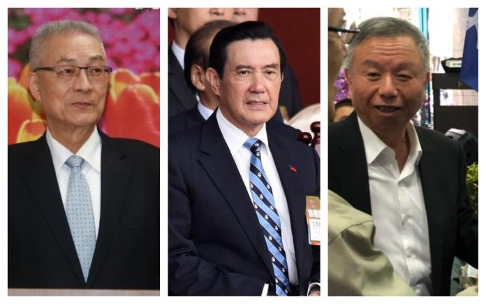 國民黨主席吳敦義（左起）、前總統馬英九、前衛生署長楊志良。（合成圖／NOWnews資料照、丁守中辦公室）