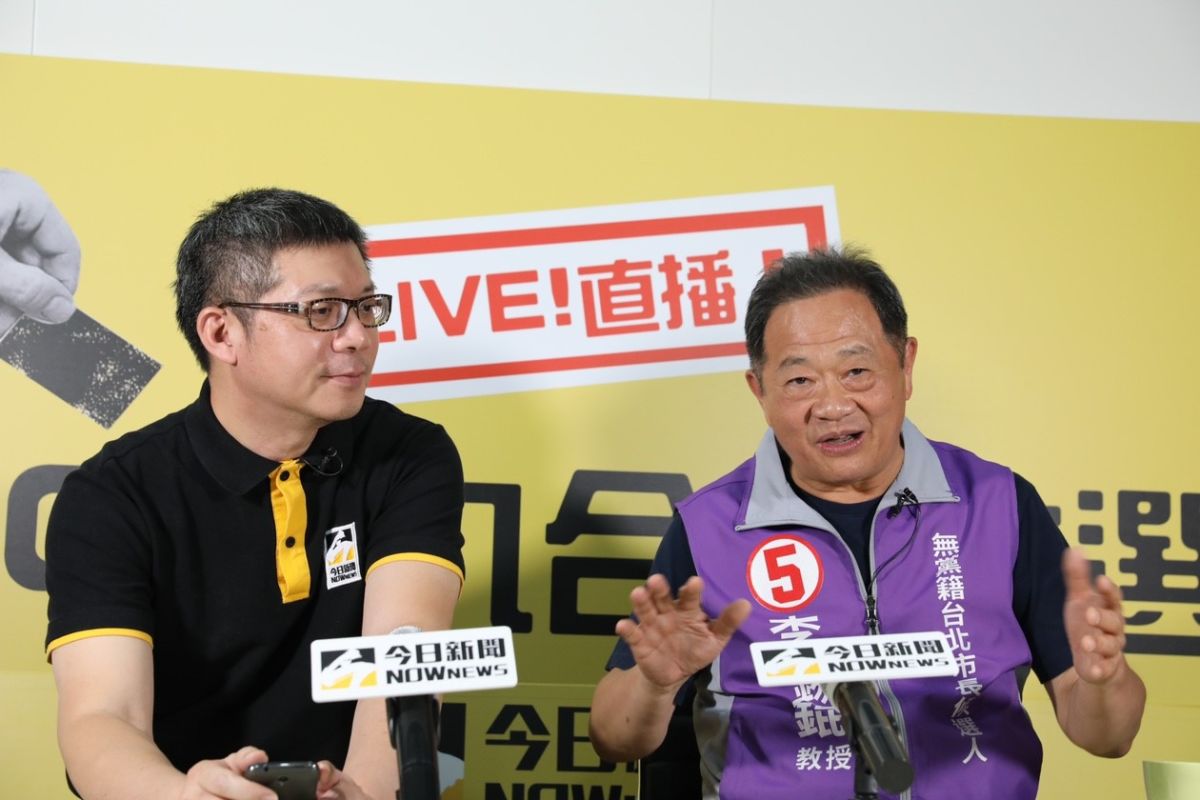▲李錫錕表示，柯文哲太注重小細節，處理事情太瑣碎，為台北帶來的是小改變而不是大改變。（圖／nownews採訪團隊攝影，2018.11.20）