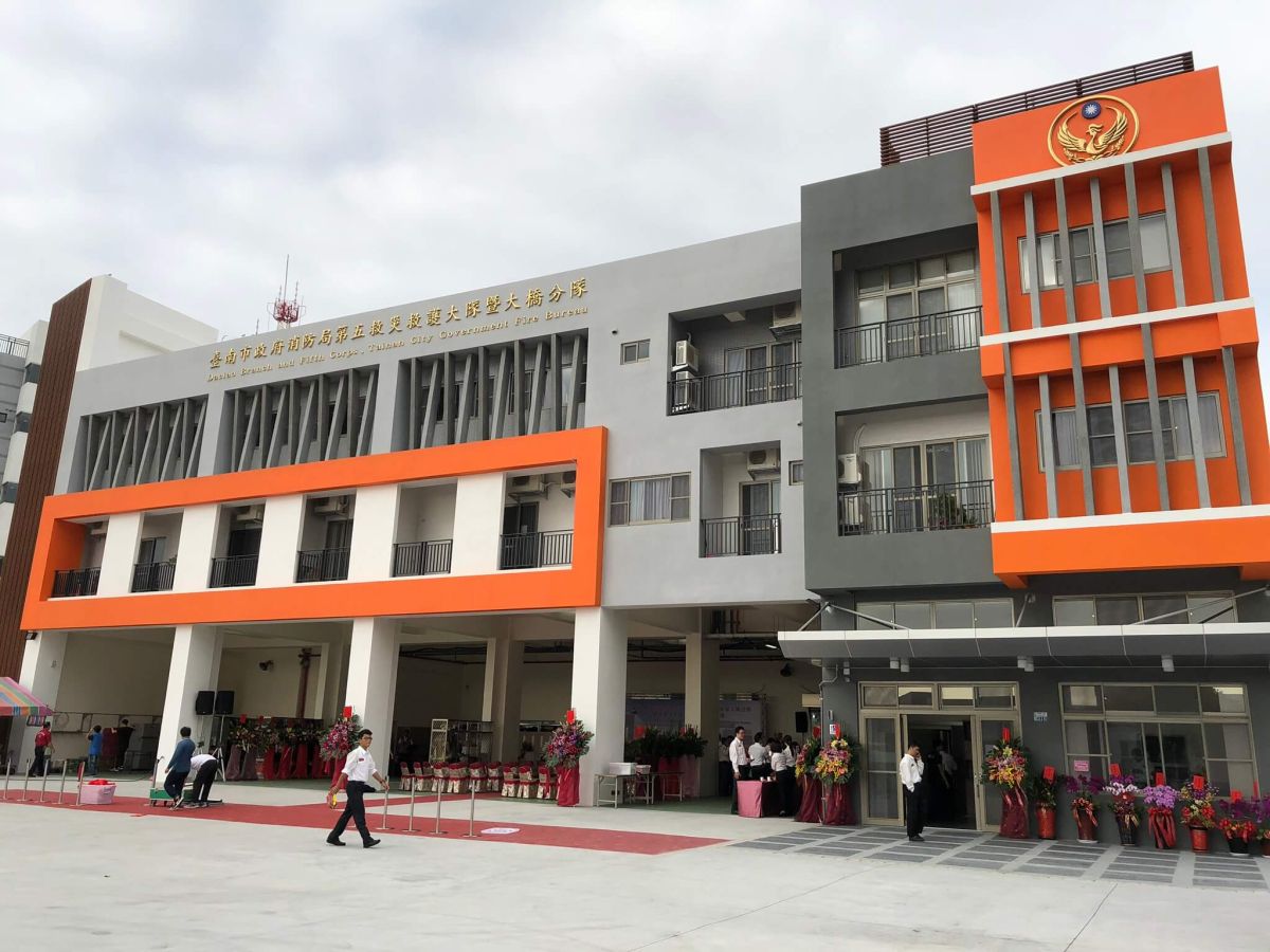 ▲第五救災救護大隊暨大橋分隊廳舍落成啟用。(圖/記者陳聖璋攝，2018.11.20)