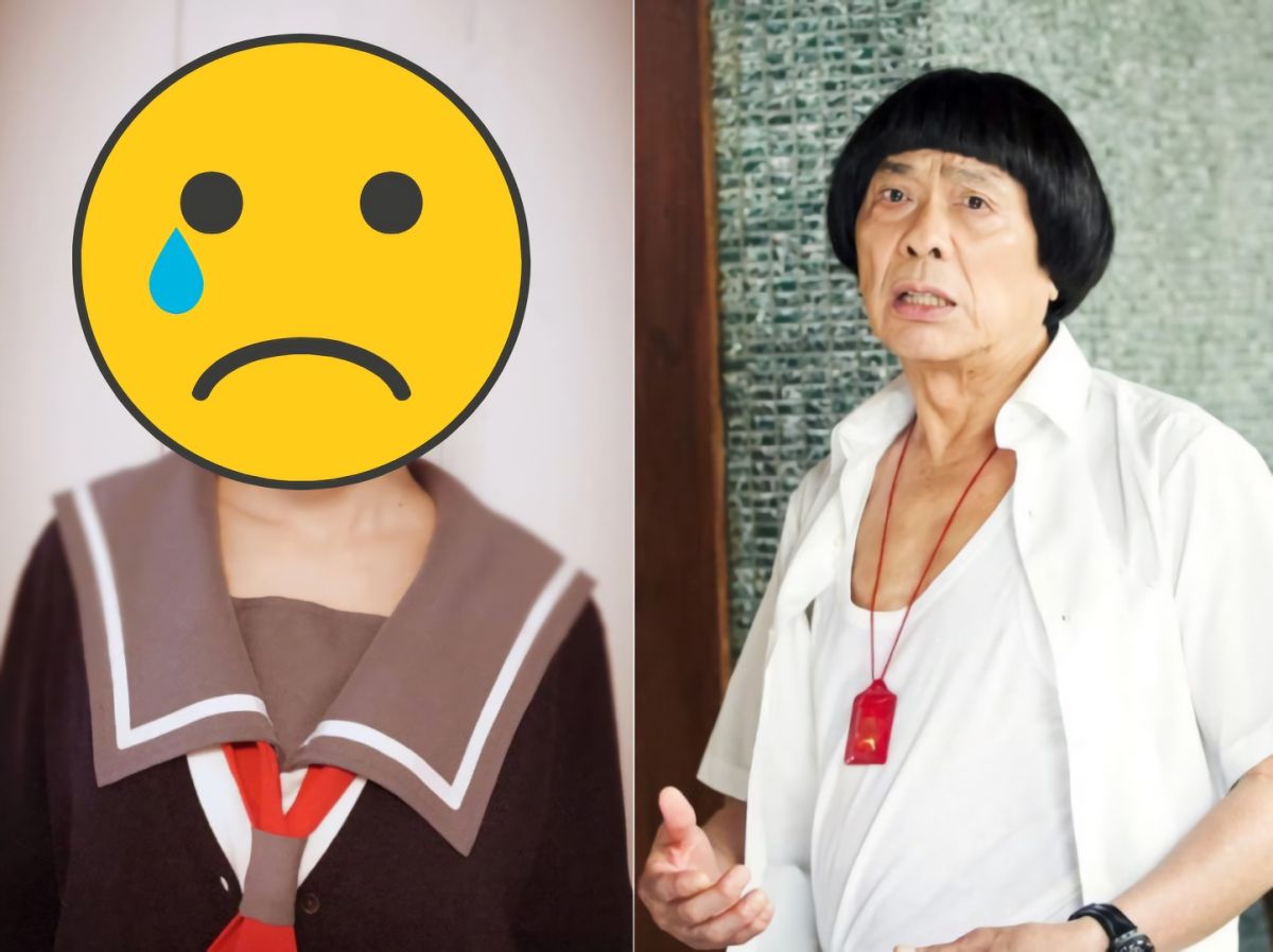 ▲歌手謝金燕（左圖）頭上假髮極似已故父親豬哥亮的招牌髮型。（圖／翻攝臉書、華聯提供）