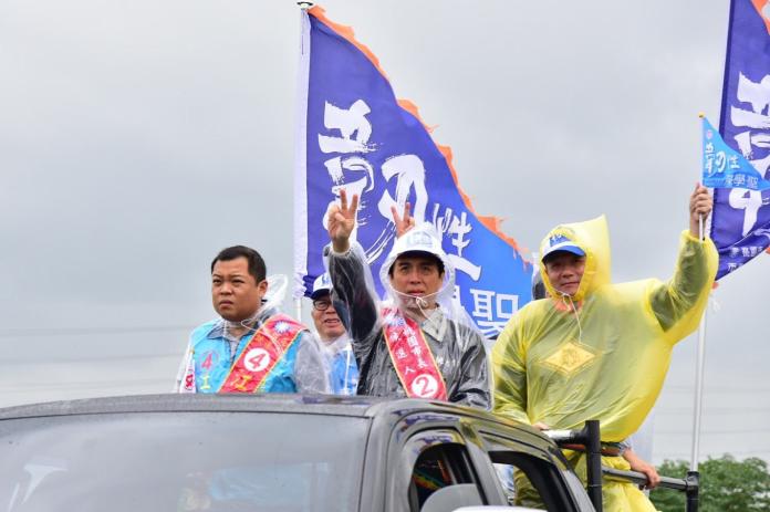 選戰倒數　陳學聖車隊掃觀音新屋深入綠票倉
