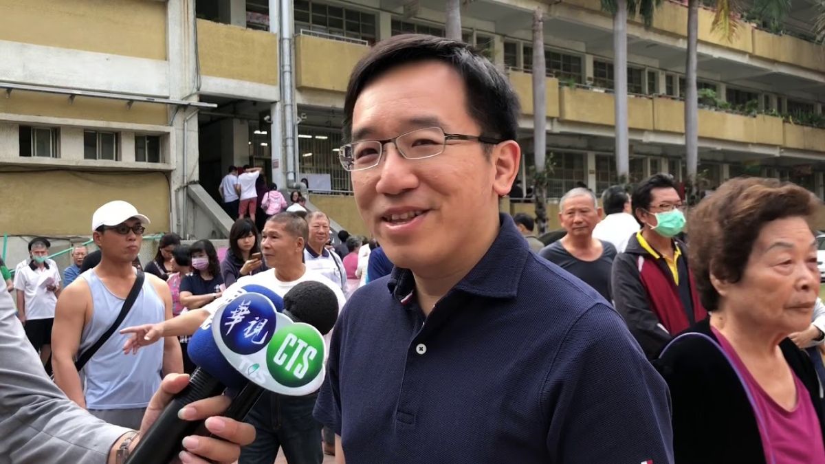 ▲陳致中表示昨晚累到睡著。（圖／記者郭俊暉攝 , 2018.11.24）