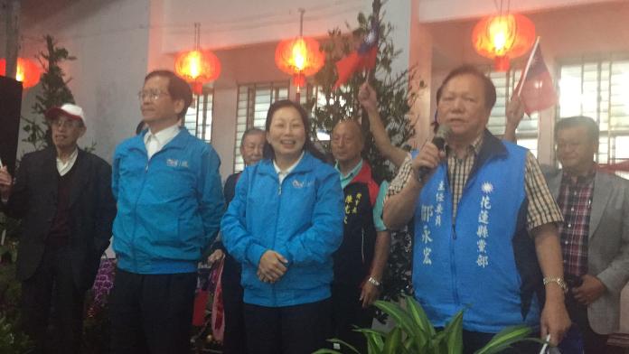 影／花蓮縣徐榛蔚自行宣佈當選精彩畫面
