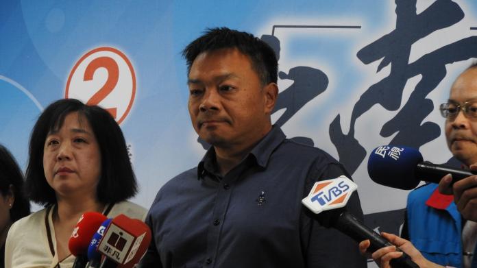 國民黨台南市候選人高思博落選。（圖／黃建霖攝）