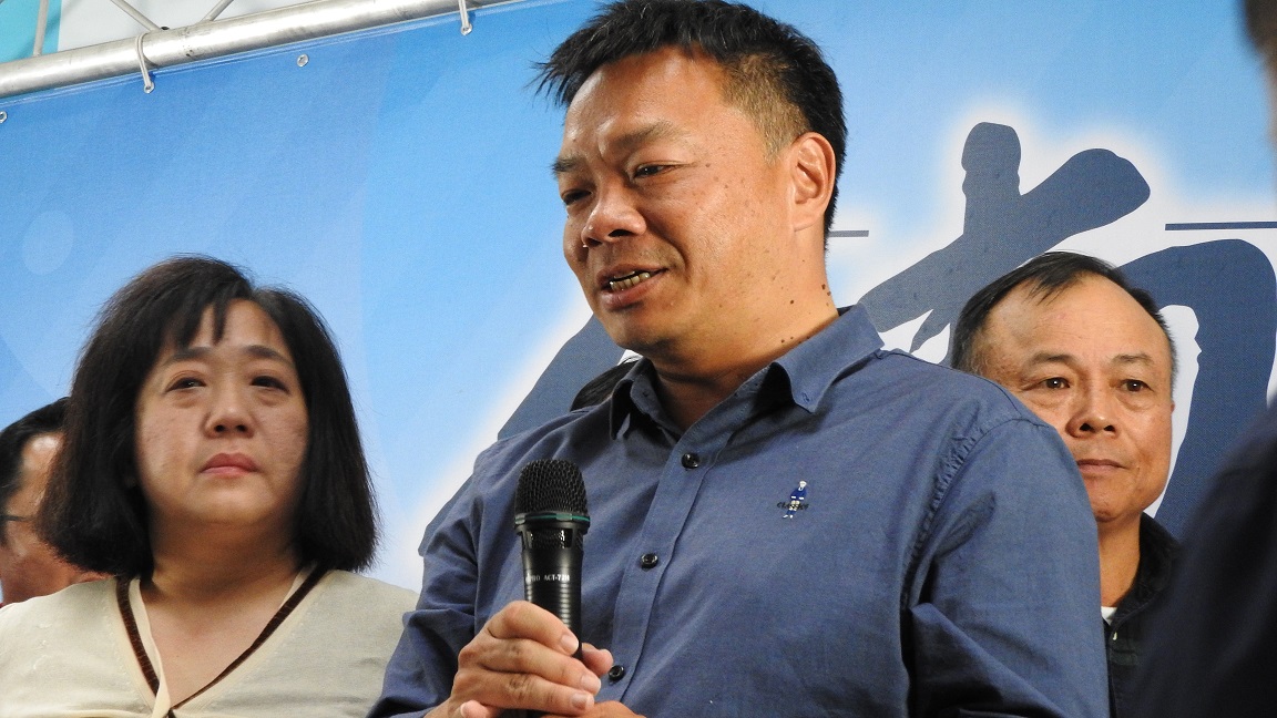 台南市候選人高思博。（圖／黃建霖攝影）