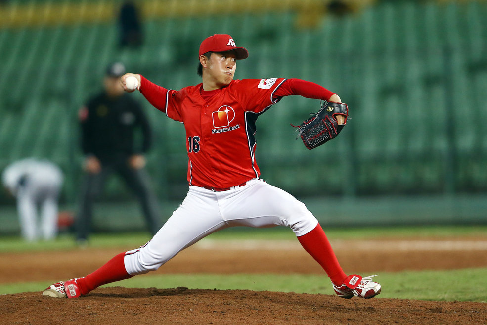 日本社會人先發投手小島康明九局送出17次三振(中職聯盟提供）