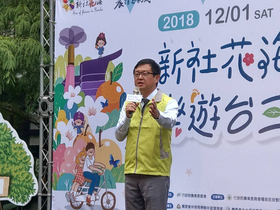 農委會副主委李退之出席記者會時表示，對於豐年社事件，最高決策機關還是董事會。（記者陳俐穎攝。2018.11.27）