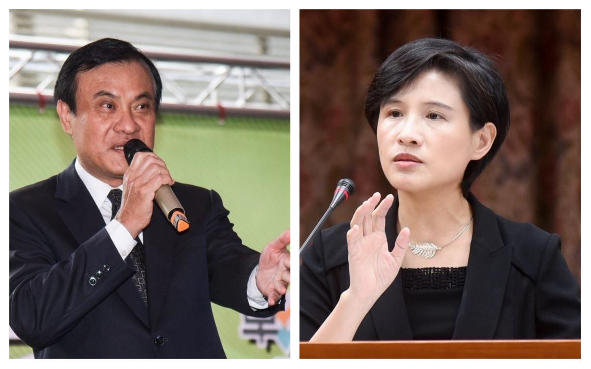 民進黨主席改選，立法院長蘇嘉全、文化部長鄭麗君皆遭點名。（合成圖／NOWnews資料照）