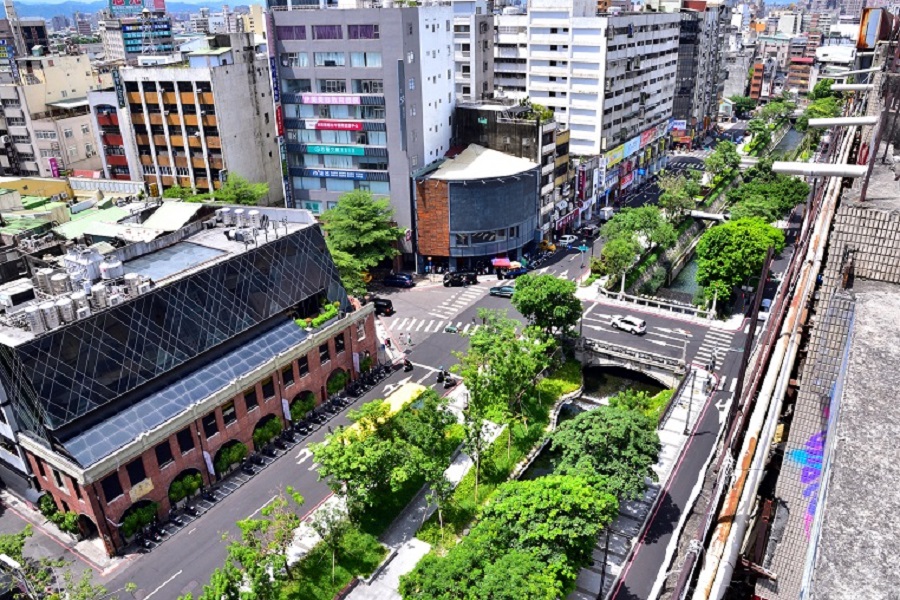 ▲綠川排水景觀河道(圖／市政府提供2018.11.28)