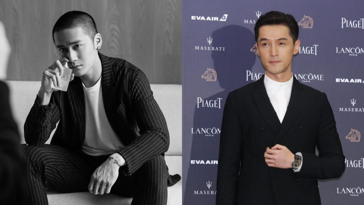 ▲大陸男星蔣勁夫（左圖）毆打女友被捕，胡歌寫下百字文憶師弟。（圖／微博、NOWnews資料照）