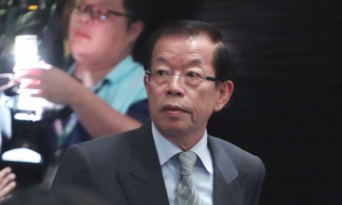 ▲第 43 屆「台日經濟貿易會議」29 日在台北舉行，駐日代表謝長廷（前）出席與會。中央社記者吳翊寧攝 107 年 11 月 29 日