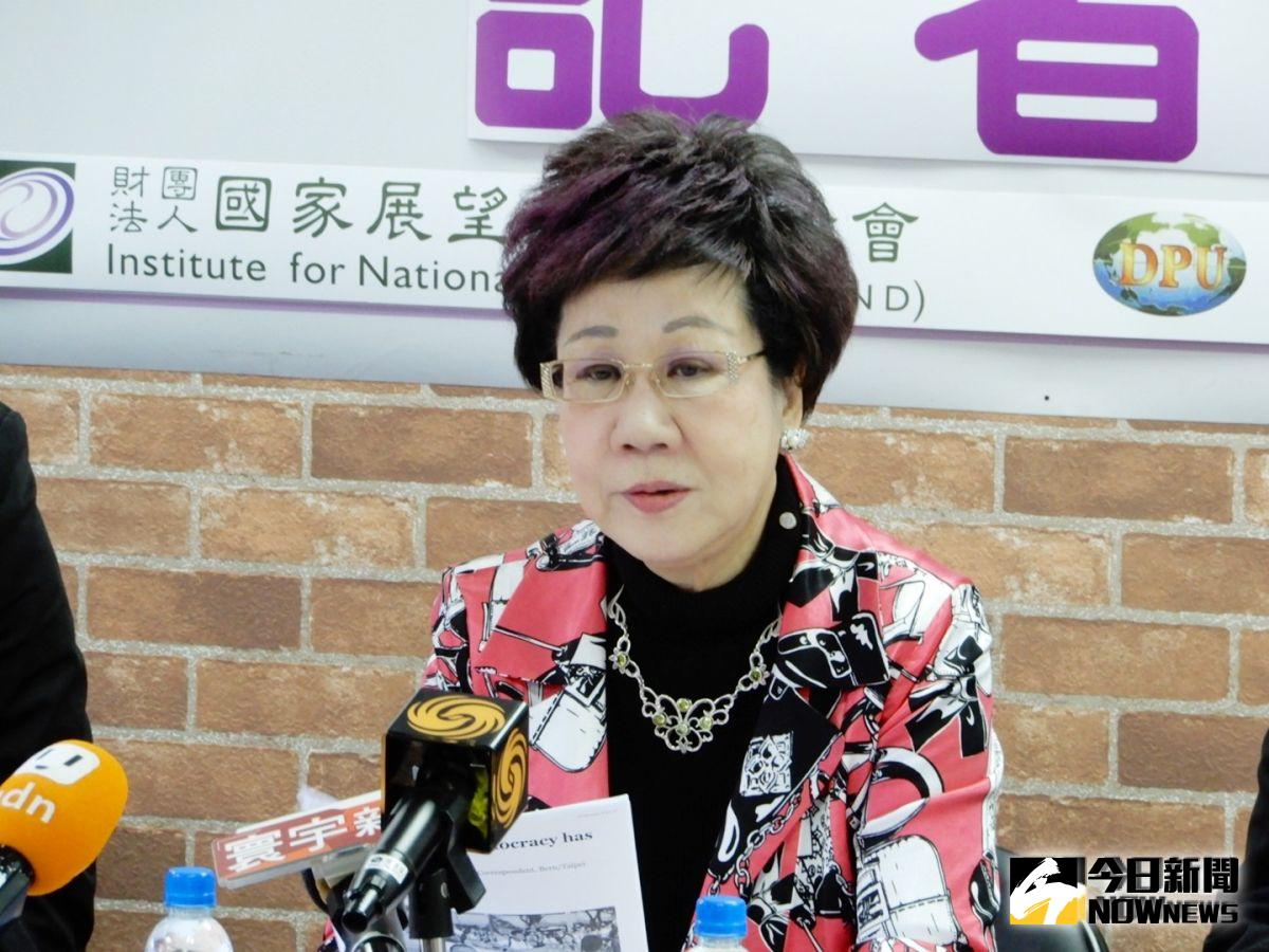 前副總統呂秀蓮。（圖 / 記者陳弘志攝，2018.11.29）