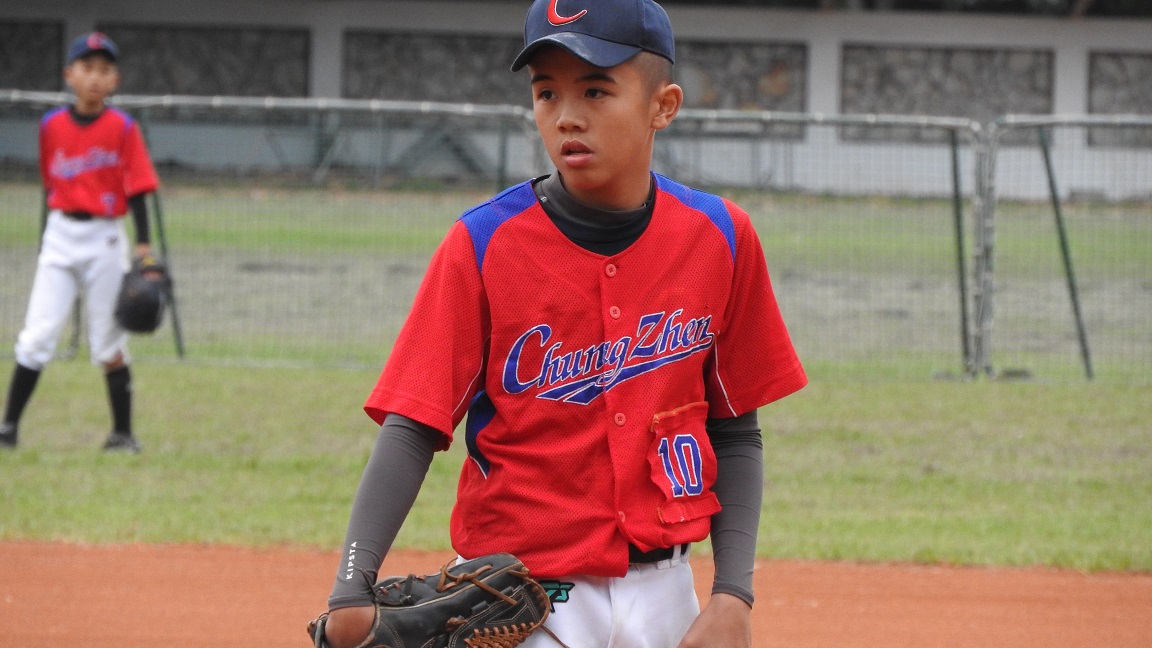 花蓮中正國小選手陳証翔。（圖／黃建霖攝）