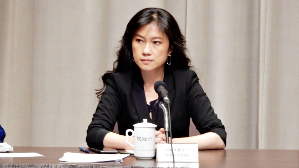 行政院發言人Kolas Yotaka。（圖 / 記者陳弘志攝，2018.11.29）