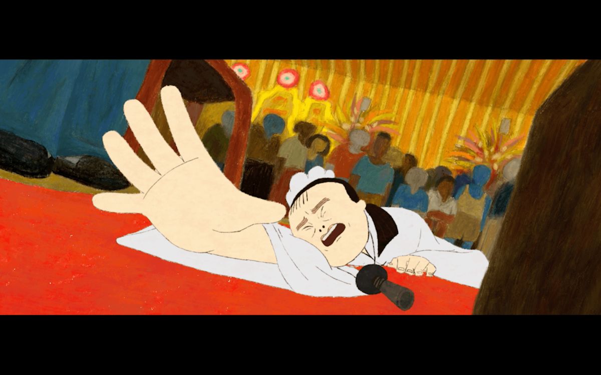 《阿公 A Gong》奪下國際學生創意大賽年度大獎。（圖／教育部提供）