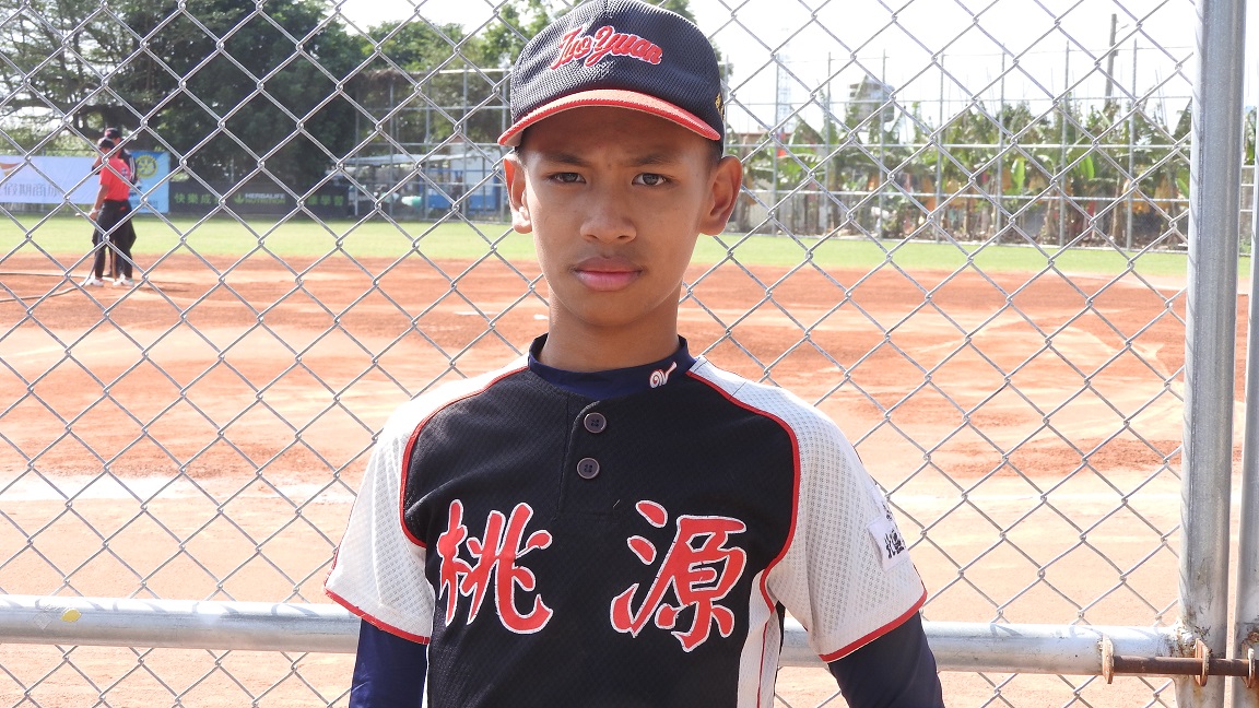 桃源國小強棒顏佳恩。（圖／黃建霖攝）