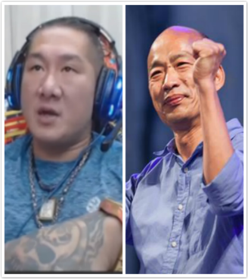 ▲對於當選高雄市長的韓國瑜選內閣問題，館長開直播表示，韓國瑜還沒上任，就甩了他一記耳光。（圖／翻攝自韓國瑜臉書、YouTube）