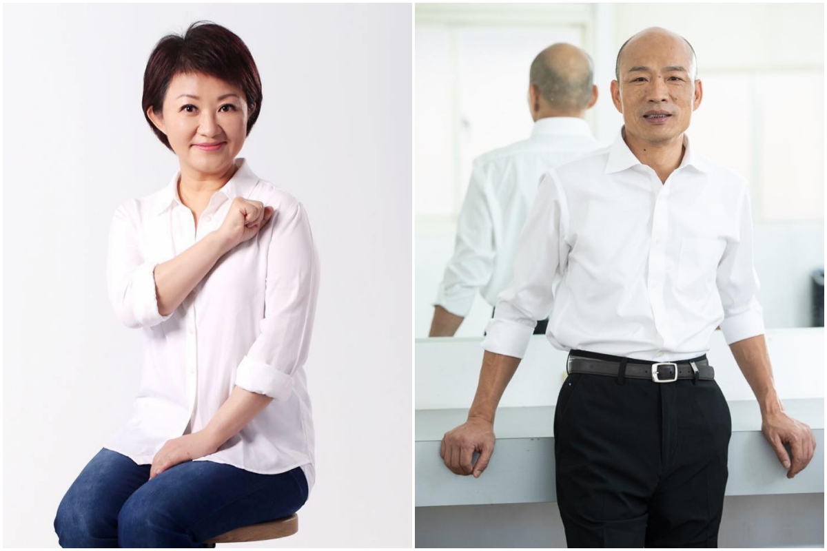 ▲新科台中市長盧秀燕、高雄市長韓國瑜。（圖／取自盧秀燕、韓國瑜臉書）