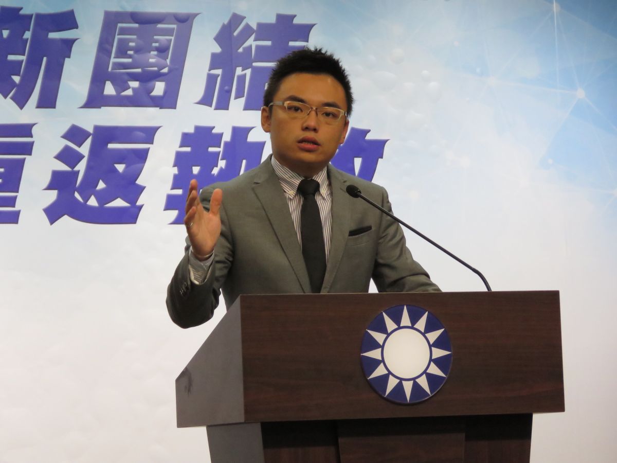 國民黨發言人洪孟楷。（圖／記者葉滕騏攝,NOWnews資料照片）