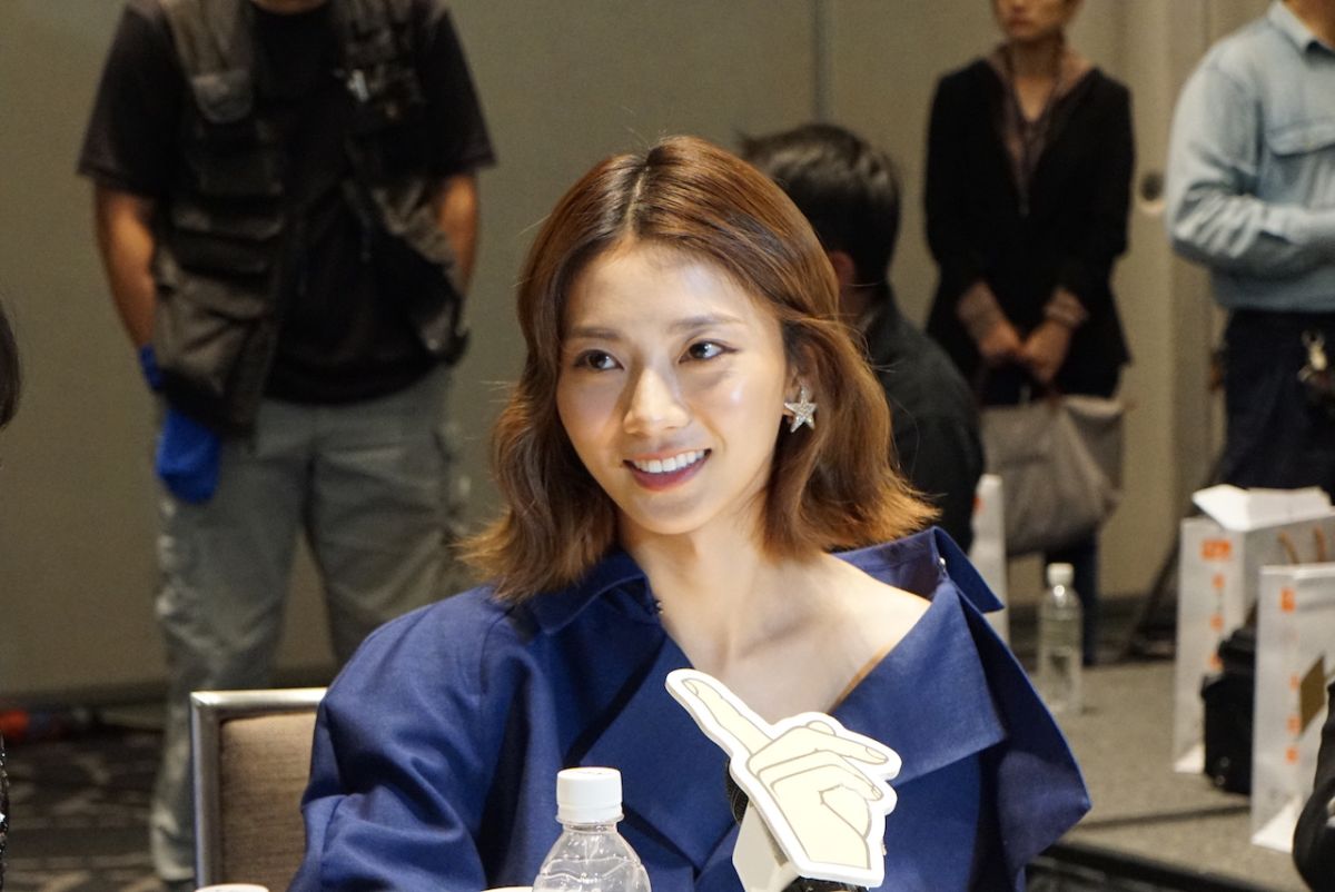 ▲偶像劇《新世界》女主角蔡黃汝接受媒體專訪。（圖／記者呂炯昌攝, 2018.12.4）