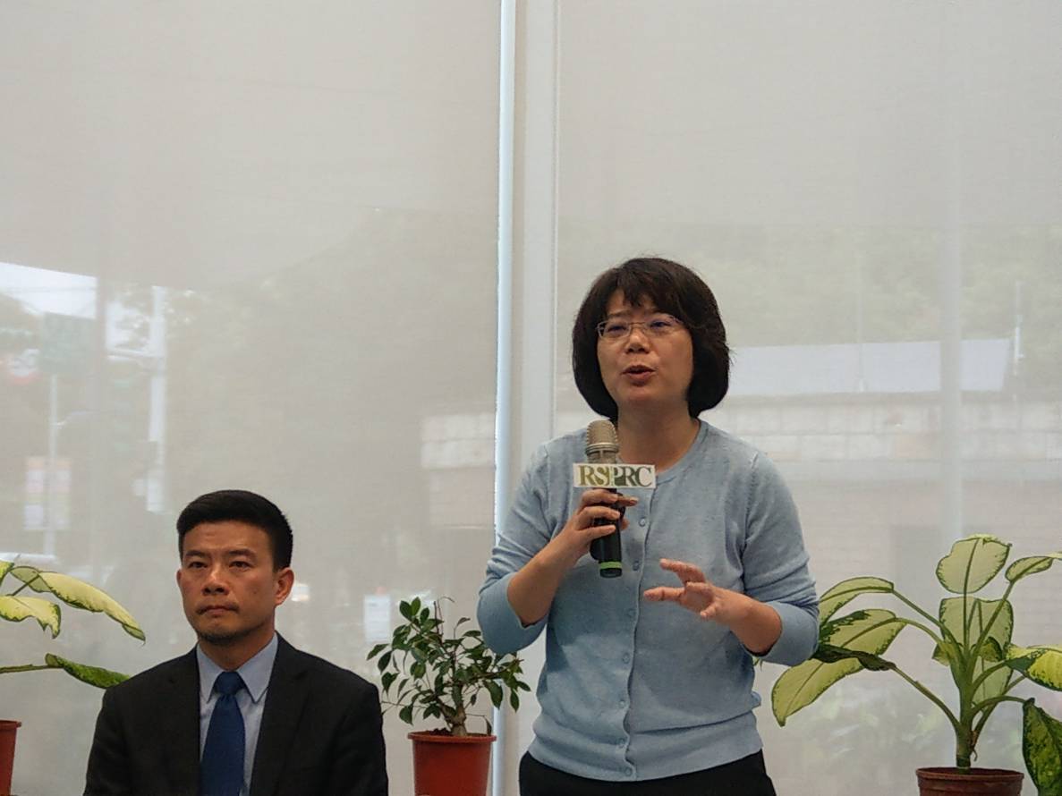 對於核電廠延役問題，台灣大學法律系教授張文貞認為，子法不能凌駕母法。（圖／記者陳俐穎攝。2018.12.05）