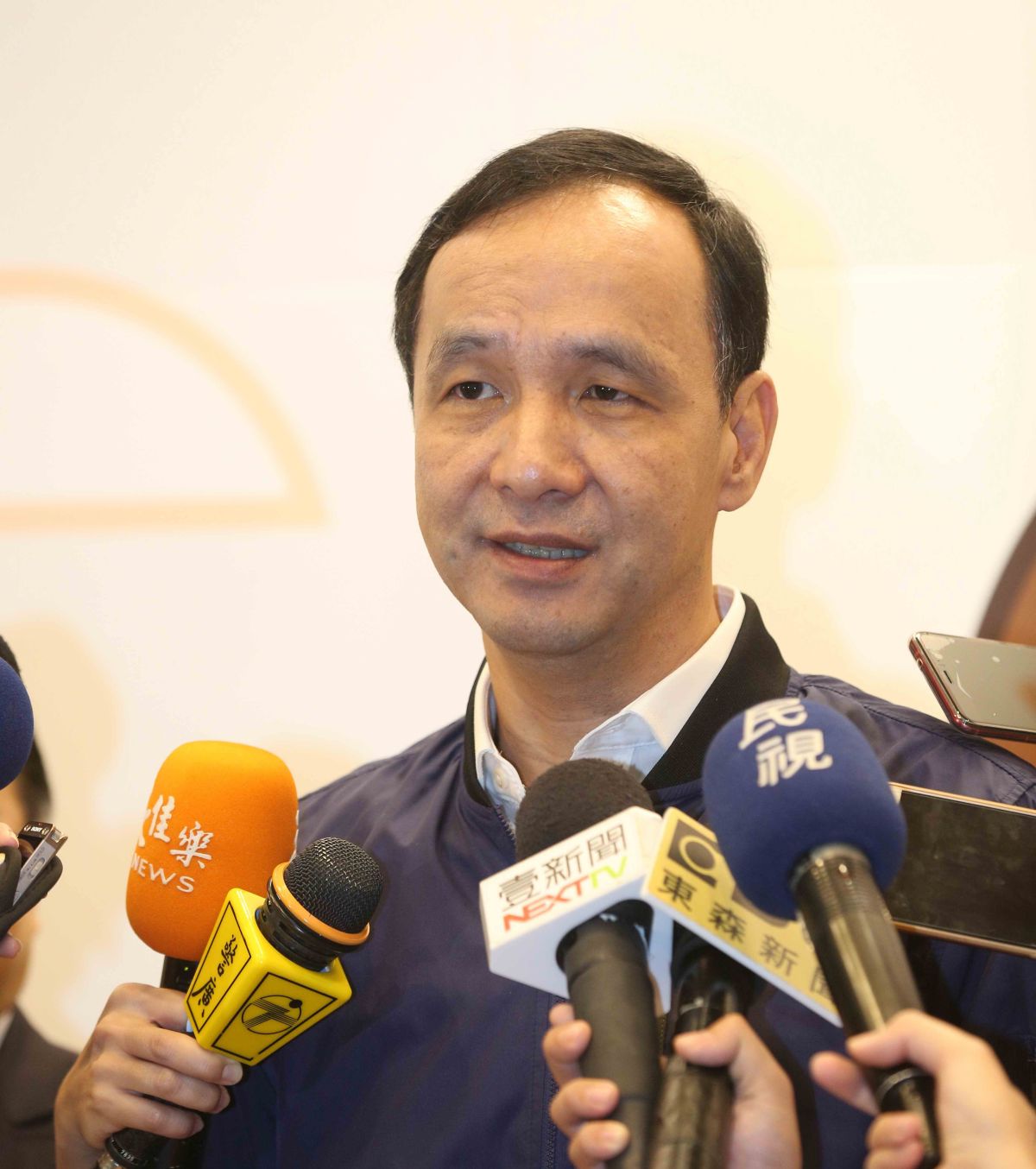 ▲國民黨是否由中生代來領軍挑戰2020？朱立倫反問，「我今年57歲算哪一代？」（圖／記者陳志仁攝，2018.12.06）