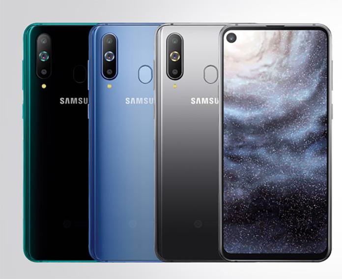 ▲三星於中國大陸宣布推出具備獨家黑瞳全螢幕手機 – Galaxy A8s。(圖／攝自三星官網）