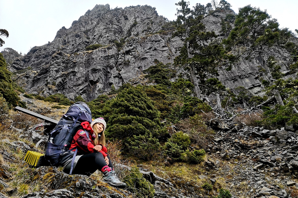 台灣女性登山家詹喬愉。（圖／詹喬愉 - 三條魚Tri Fish粉絲專業提供、拍攝於雪山南陵）