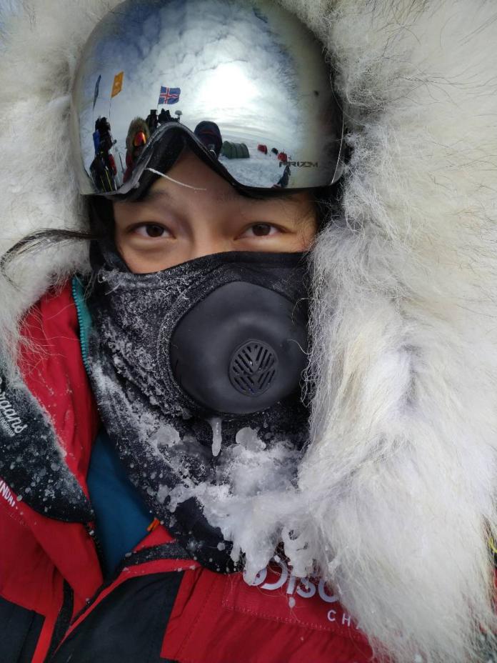 林語萱在南極長征隊中是唯一的女性。（橘子關懷基金會提供）