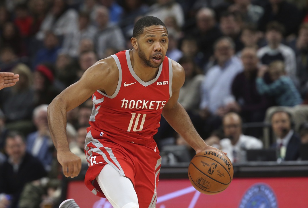 ▲火箭盼後衛Eric Gordon能重回最佳第六人時期狀態。（圖／美聯社／達志影像）