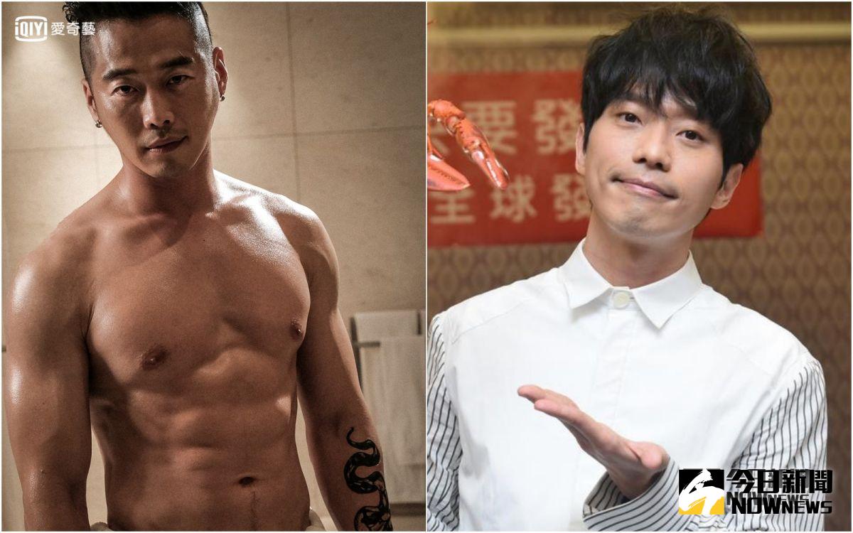 ▲金載沅（左）長相與張棟樑相似，這次在劇中演黑道。（圖／愛奇藝台灣站、NOWnews資料照）