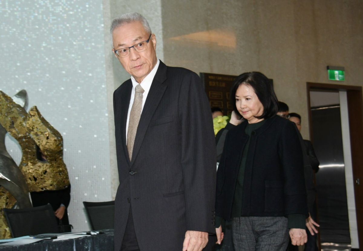 國民黨主席吳敦義。（圖 / 記者林調遜攝，2018.12.14）