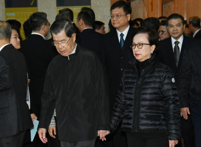 前副總統蕭萬長。（圖 / 記者林調遜攝，2018.12.14）