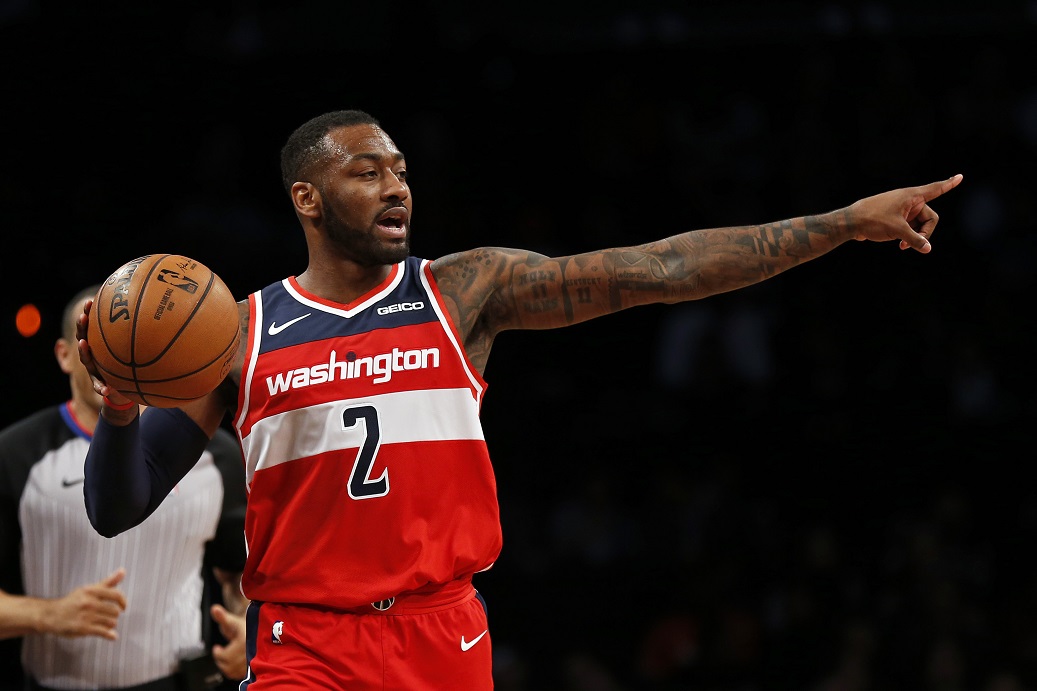 巫師主控 John Wall。（圖／美聯社／達志影像）