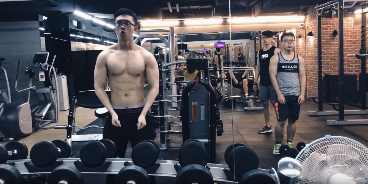 ▲孫安佐健身。（圖／YouTube）