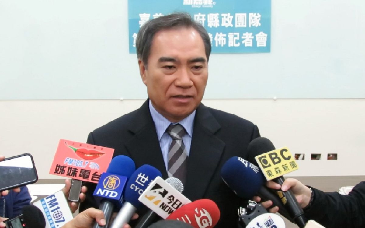 ▲準嘉義縣副縣長吳容輝。（圖/記者 鍾 聲 攝，2018.12.17）