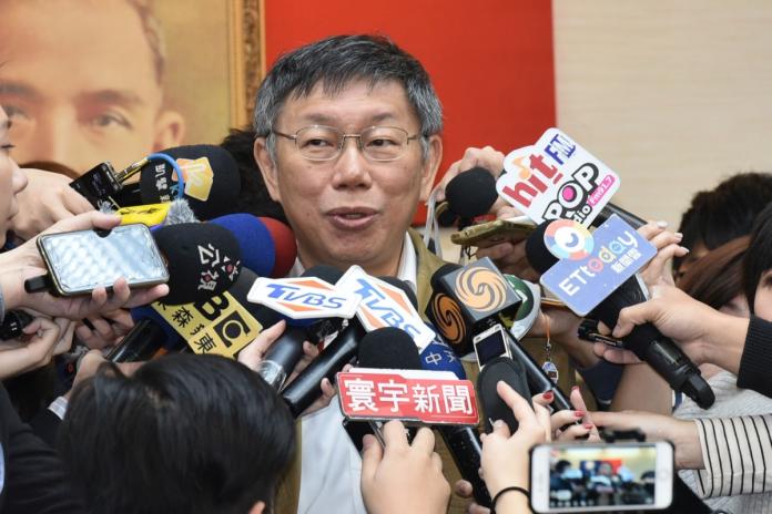 台北市政府小內閣18日進行總辭。（圖/記者林柏年攝,2018.12.18）
