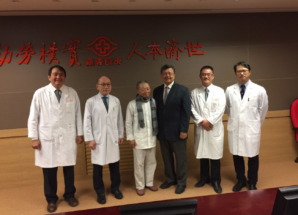 ▲嘉義長庚醫院說明第4代達文西手臂的效益。（圖/記者 鍾 聲 攝，2018.12.18）