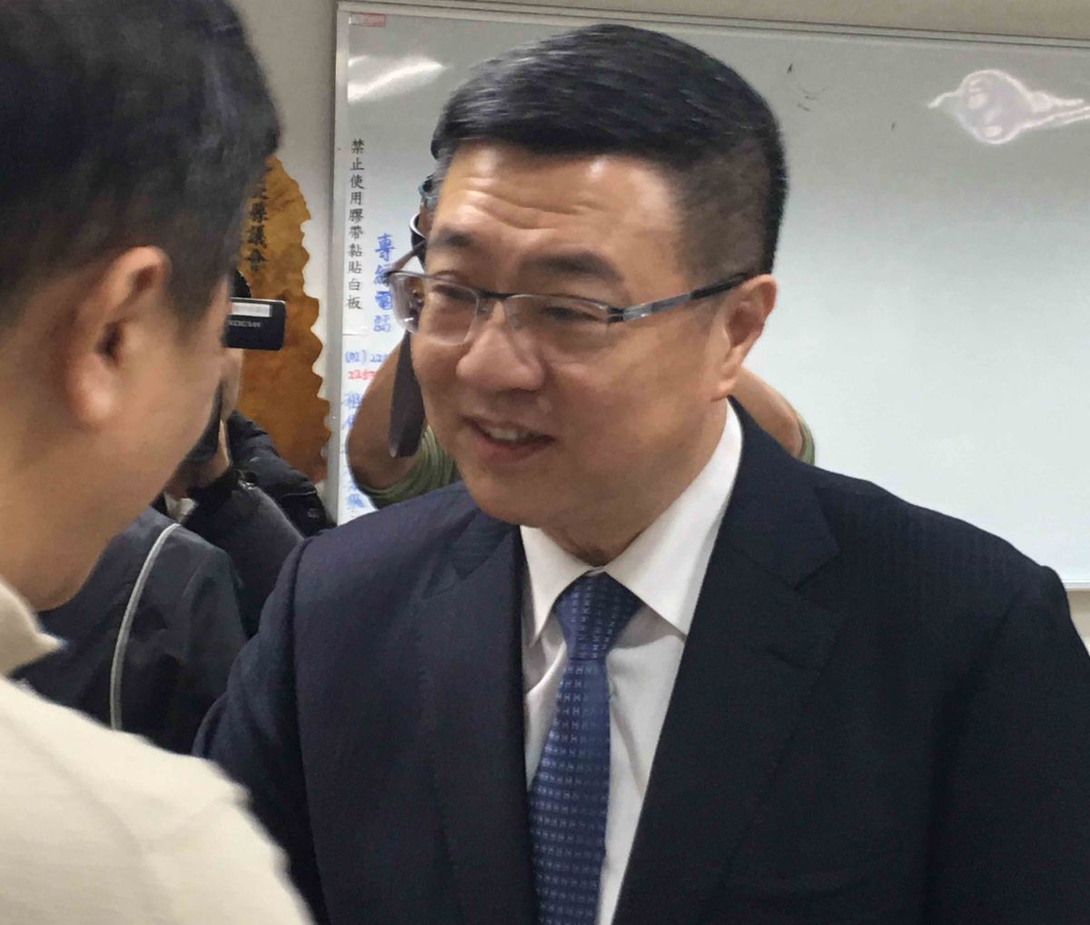 ▲卓榮泰強調，從事黨的改革是不留情份，沒有上限，未來的黨務改造，會讓黨員同志、甚至全國人民都看得見。（圖／記者陳志仁攝，2018.12.18）