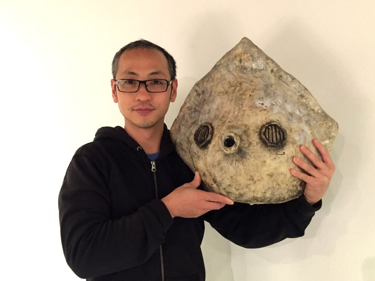 ▲陶藝家葉信泓認為陶土是最能實現想像力的媒材。（圖／記者蔡琇惠攝，2018.12.19)