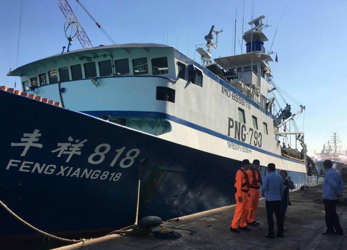 防杜非洲豬瘟疫區肉品入侵　海巡署南部分署加強檢查船隻

