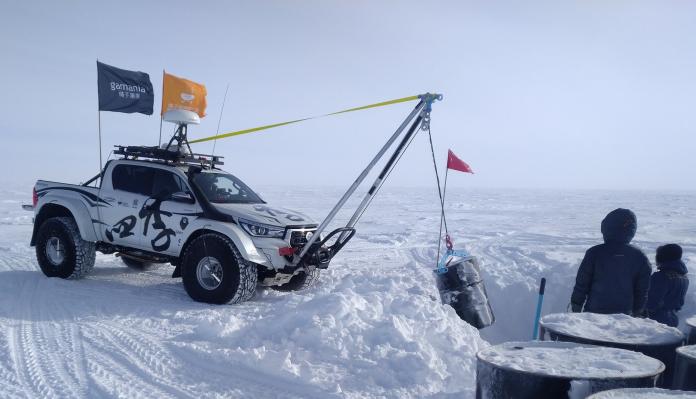 ▲南極長征隊透過 Arctic Trucks 世界級冰島越野改裝團隊，來協助進行車輛的改裝。（圖／橘子關懷基金會提供）