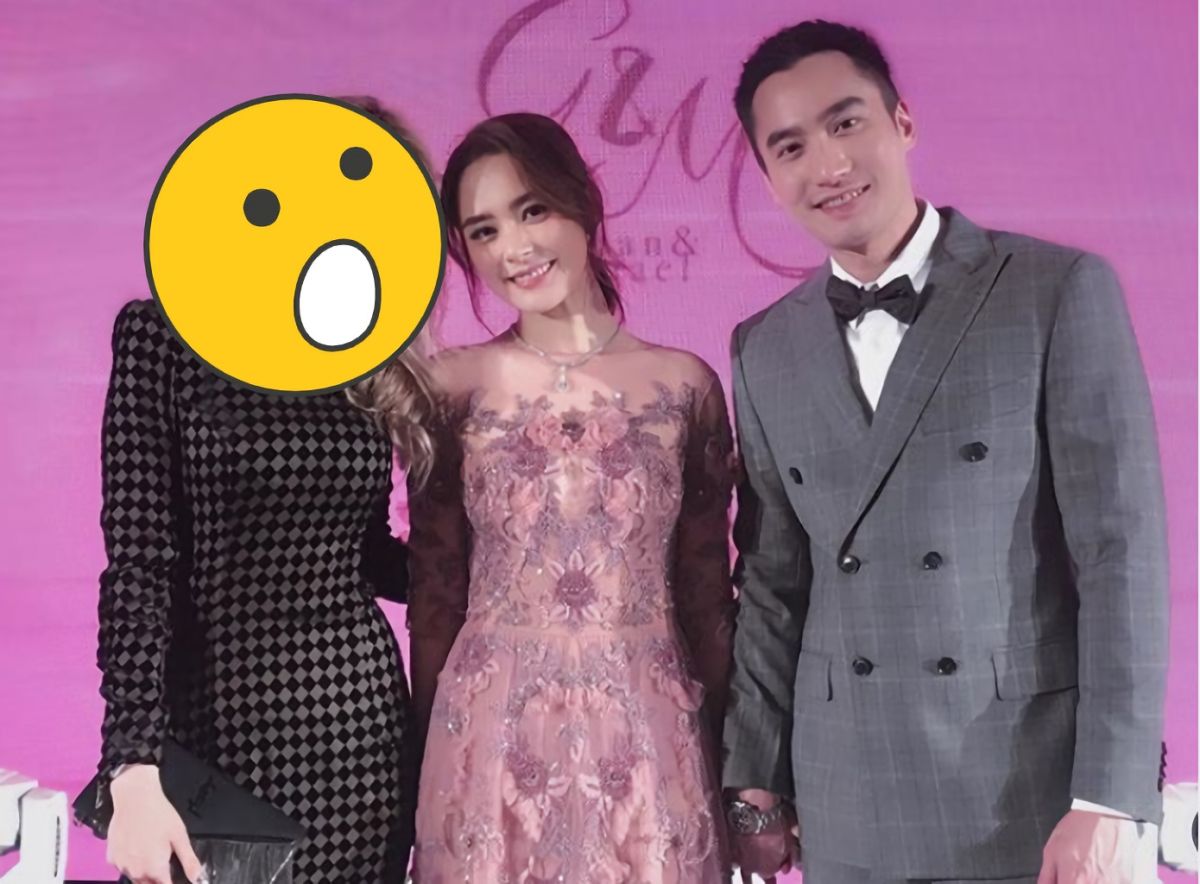 ▲周揚青（左一）參加好友阿嬌婚宴，外貌再度引起話題。（圖／周揚青IG）