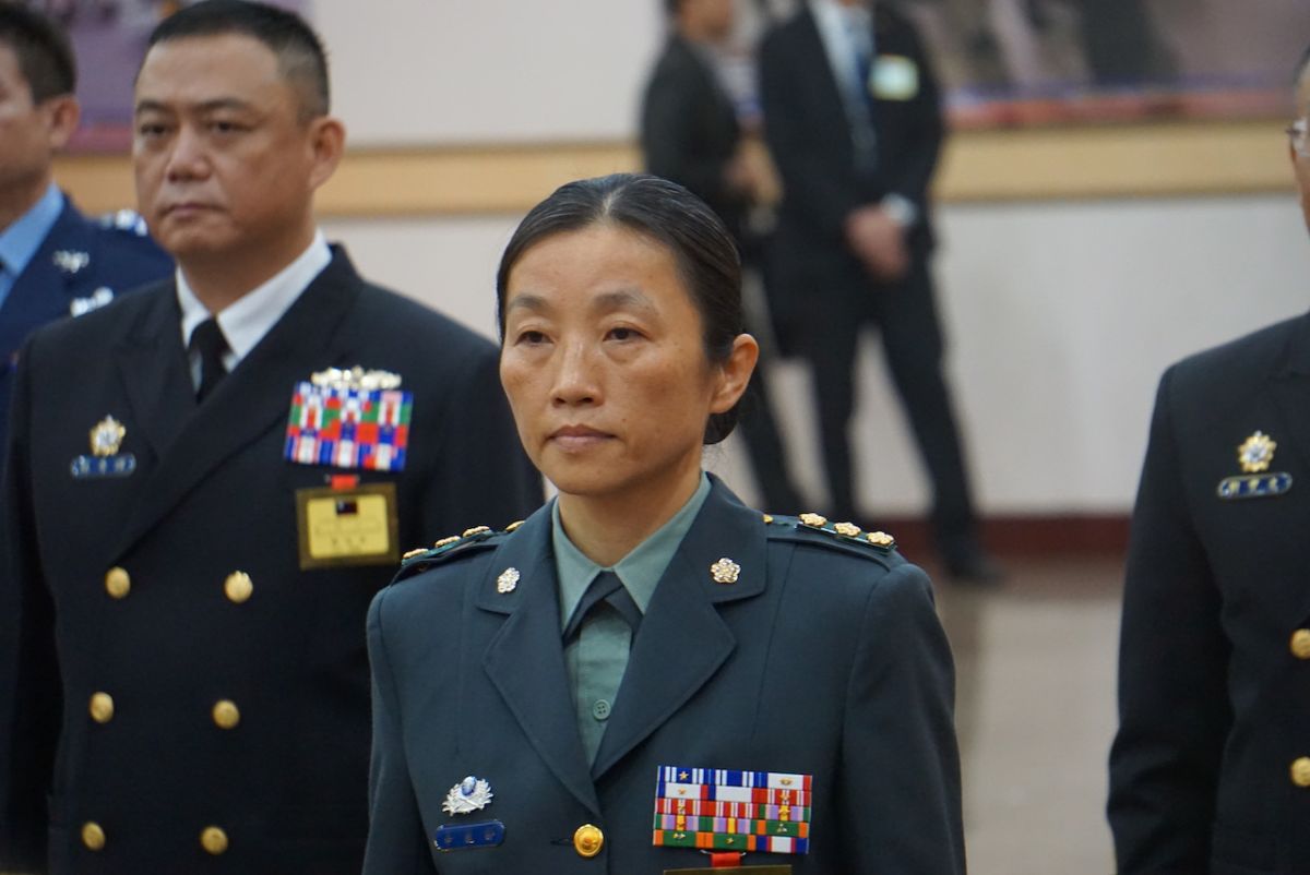 ▲蔡英文總統任內首度晉任女性將軍，辜麗都少將任2019年起接任馬防部主任。（圖／記者呂炯昌攝, 2018.12.25）
