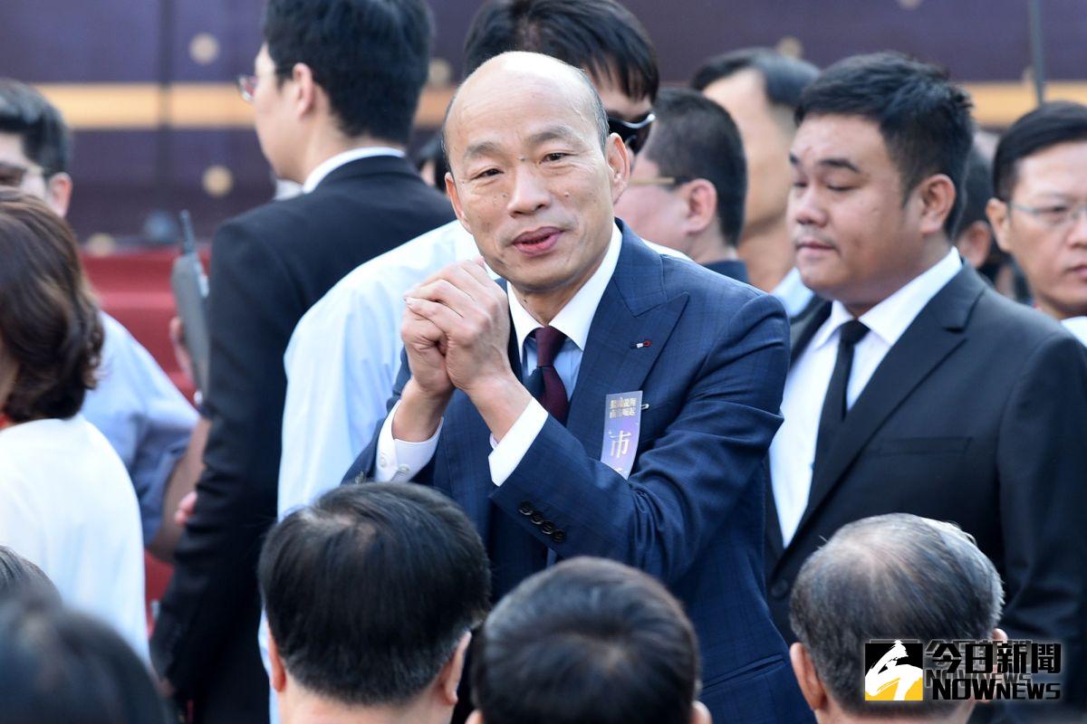 高雄市長韓國瑜就職。（圖／記者林柏年攝，2018.12.25）