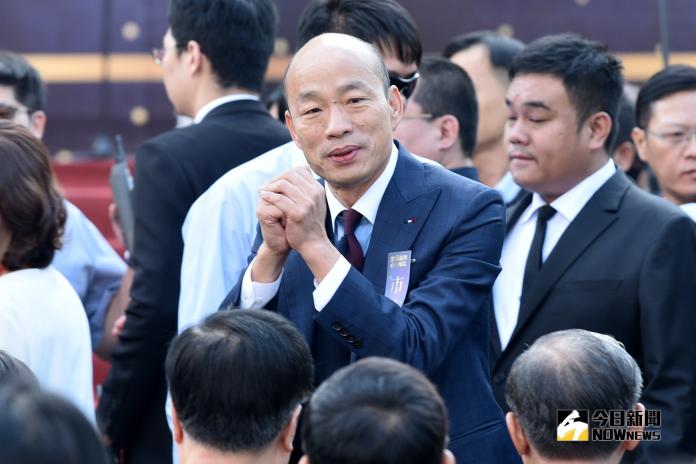 高雄市長韓國瑜就職。（圖／記者林柏年攝，2018.12.25）
