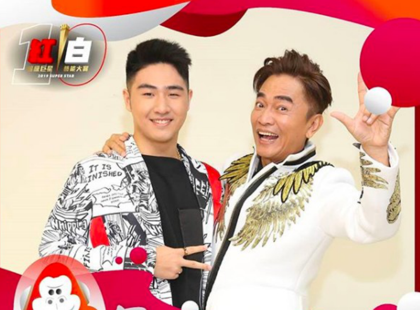 ▲吳宗憲與兒子鹿希派（圖／翻攝自《紅白》IG）